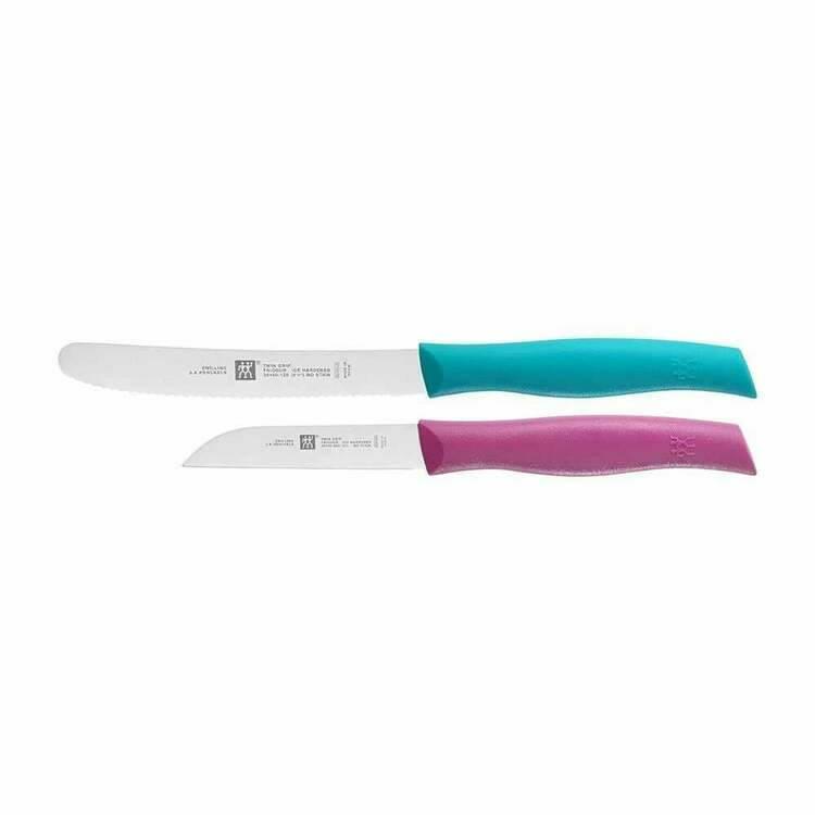 Zwilling Twin Grip Bıçak Seti 2 Parça Pembe-mavi resim detay