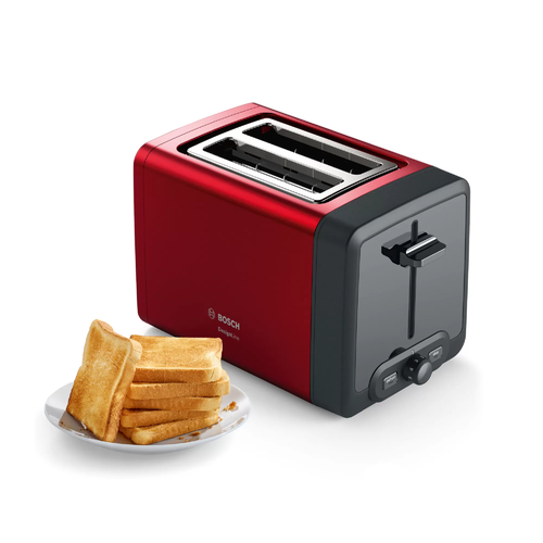 Bosch Ekmek Kızartma Makinesi Designline Kırmızı - Tat4p424