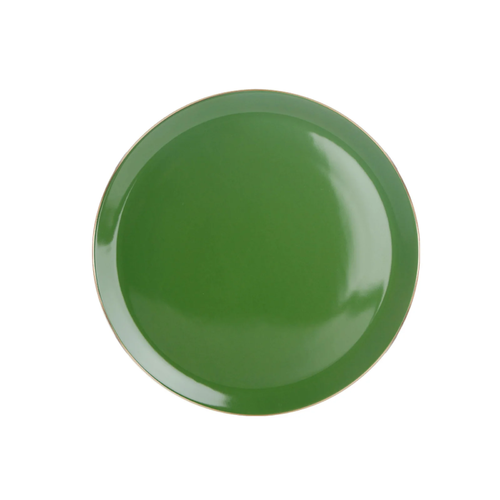 Porland Morocco Yeşil Düz Tabak 32cm - 04a+p018845