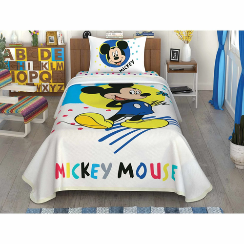 Taç Disney Mickey Colour Pamuk Lisanslı Pike Takımı - 1000040081002