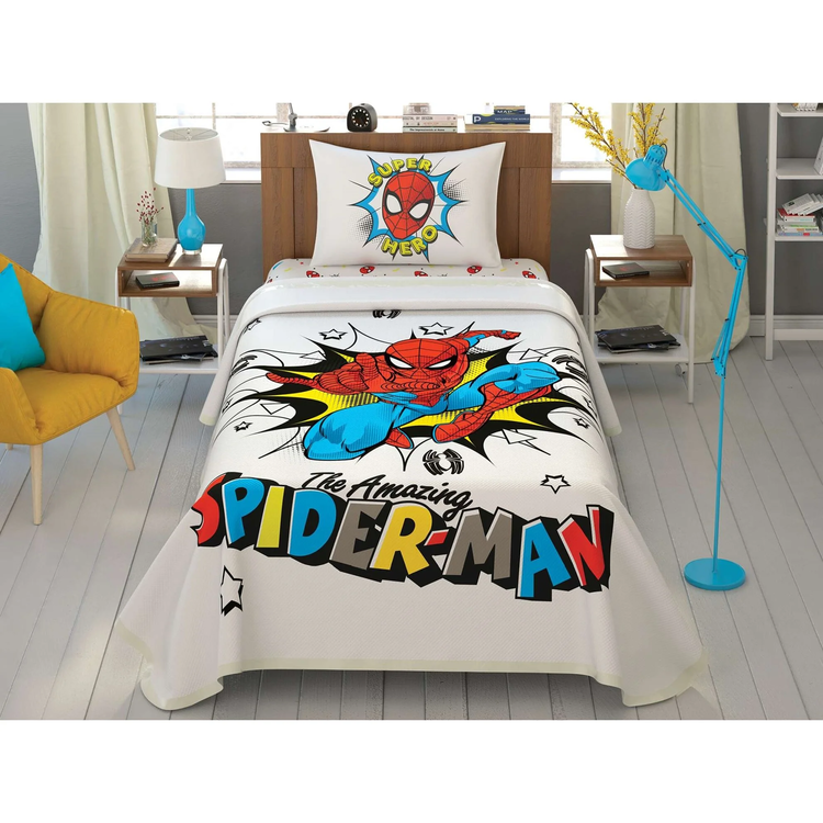 Taç Disney Spiderman Süper Hero Pamuk Lisanslı Pike Takımı - 1000040084002 resim detay