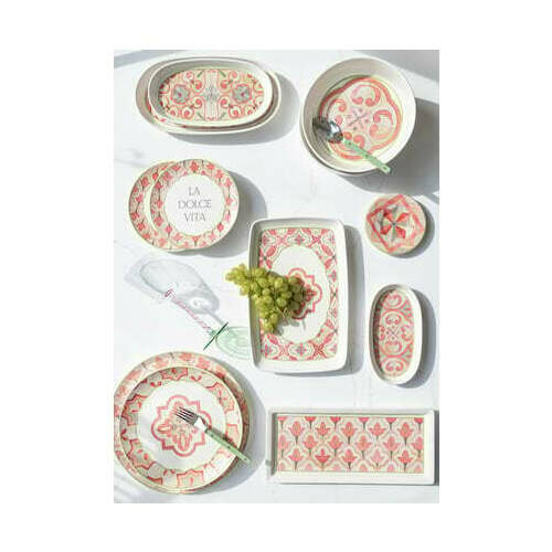 The Mia Dolce Vita Pasta Tabağı 6lı Set 19 Cm Dvt0001 resim önizleme