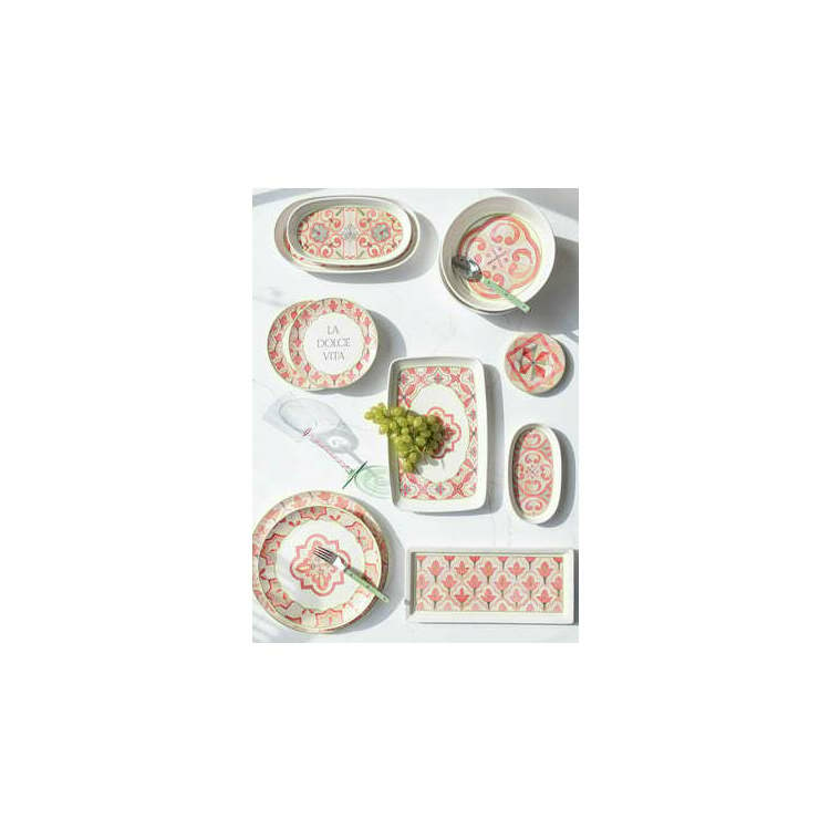 The Mia Dolce Vita Pasta Tabağı 6lı Set 19 Cm Dvt0001 resim detay